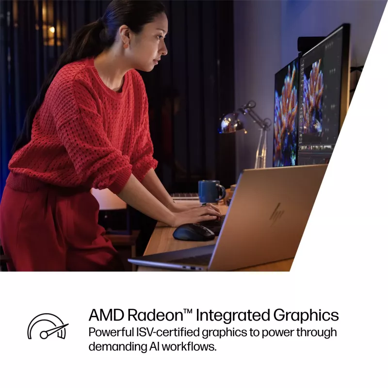 HP ZBook Ultra G1a Copilot+ PC AMD Ryzen AI Max PRO 390 35,6 cm (14 polegadas) ecrã tátil 2.8K 64 GB LPDDR5x-SDRAM 1 TB SSD Wi-Fi 7 (802.11be) Windows 11 Pro AI Workstation, AI PC prateado
