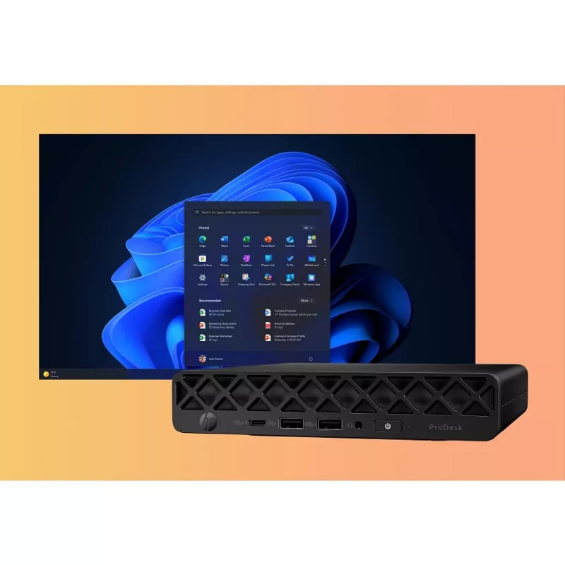 Computador HP ProDesk 4 G1i AI Mini Core Ultra 5 225T RAM 16GB SSD 512GB Intel Graphics OS Win 11 Pro