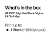 HP 950XL Tinteiro original preto de alto rendimento