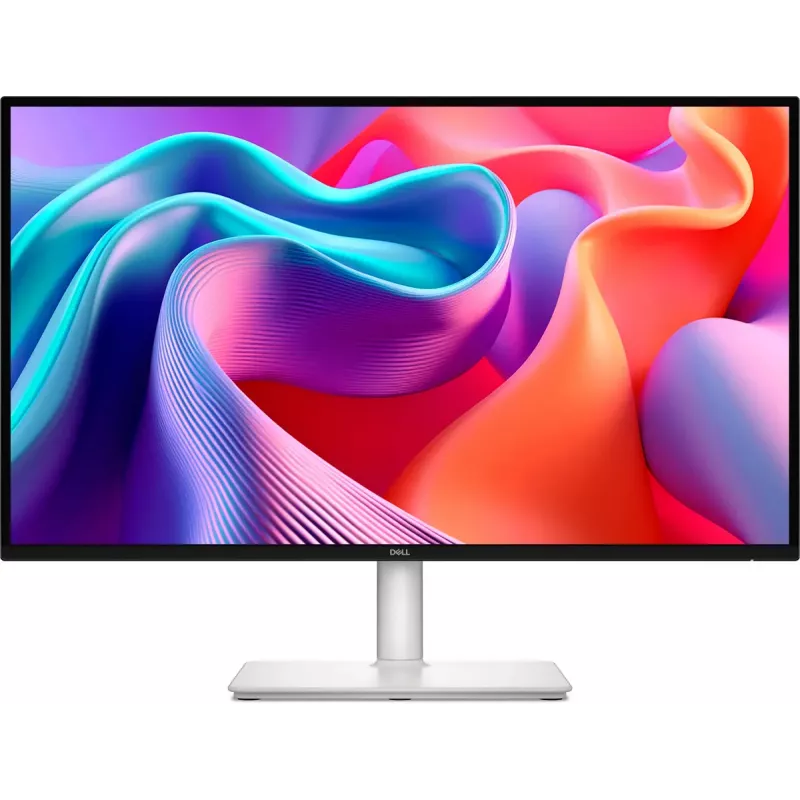 Monitor Dell S2725DSM de 27 inch – 68,6 cm, 2560 × 1440 (QHD) LCD, 8 ms, 16:9, altifalantes integrados, montagem VESA, altura ajustável, branco