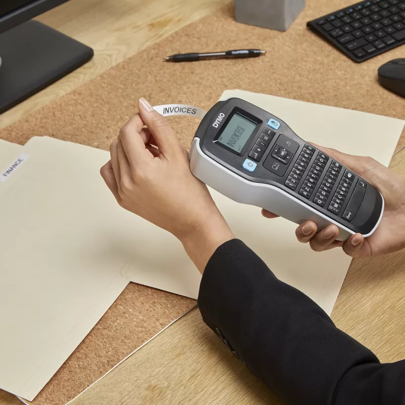 DYMO LabelManager ™ 160 QWERTZ, QWERTZ, D1, transferência térmica, 180 x 180 DPI, 12 mm/s, Preto, Prateado