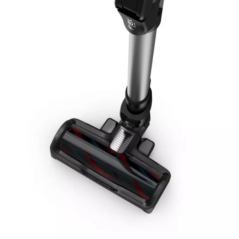 Aspirador vertical 2 em 1 Rowenta X-Force RH9958 com bateria, a seco, HEPA, sem saco, 0,9 L, preto, cinzento