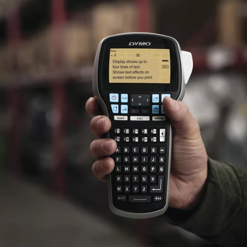 Impressora de etiquetas DYMO LabelManager 420P | Impressora de etiquetas portátil recarregável de alto desempenho | Ligação ao computador | Impressão de códigos de barras, logótipos e gráficos