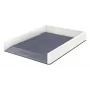 Bandeja de correspondência Leitz WOW Dual Colour, plástico, metálico, branco, A4, 267 mm, 336 mm, 49 mm