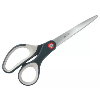 Tesoura de escritório Leitz Cosy Titanium 205 mm, adulto, corte reto, individual, cinzento, aço inoxidável, tesoura de escritório