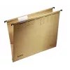 Pasta suspensa Leitz ALPHA cartão, metal A4 castanho