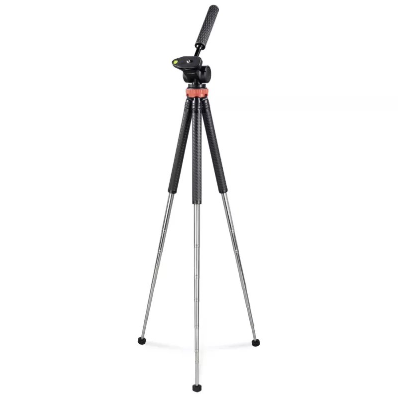 Tripé Hama Traveller Pro para smartphone/action camera 3 pernas preto, vermelho