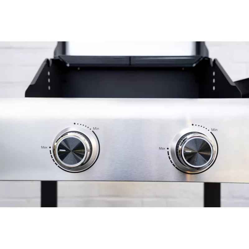 Carrinho de grelhador Unold 58595 Barbecue BUDDY Cart elétrico preto, aço inoxidável 2600 W