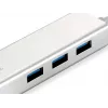 Adaptador de rede USB Gigabit LevelOne, hub USB