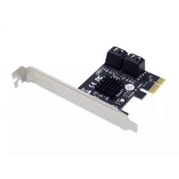 Adaptador SATA PCIe Conceptronic EMRICK 4 portas com cabos SATA