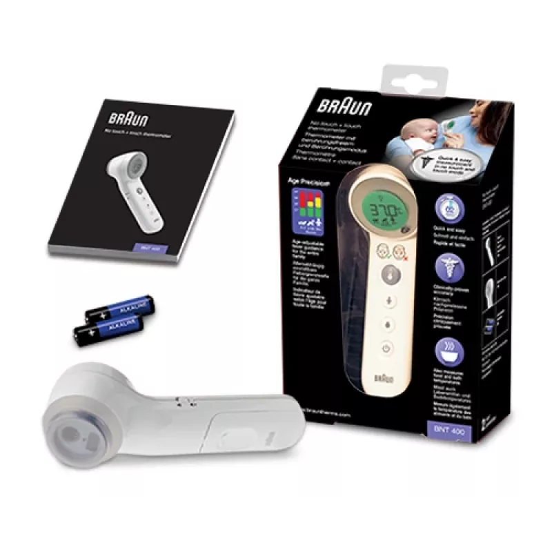 Braun BNT400 termómetro de testa sem contacto branco