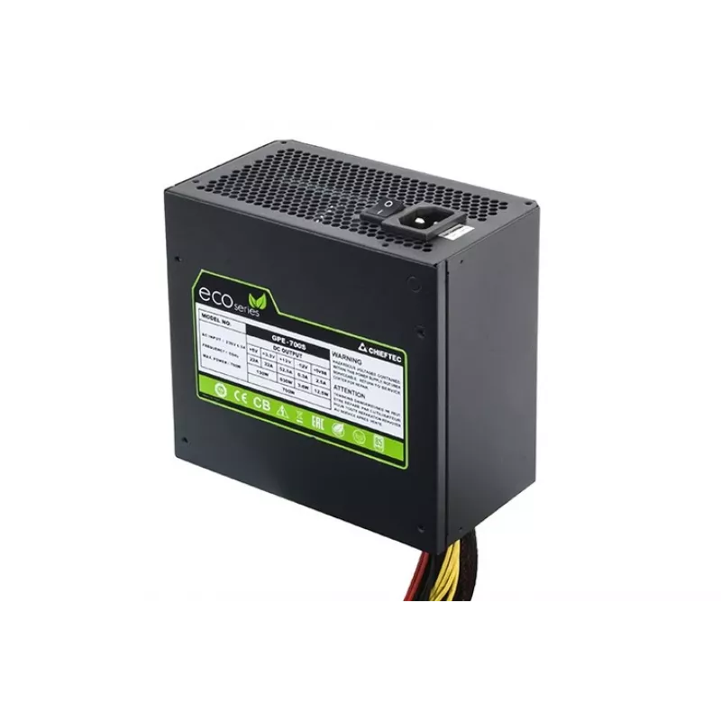 Fonte de alimentação Chieftec GPE-700S 700W, 24-Pin ATX, PS/2, preto