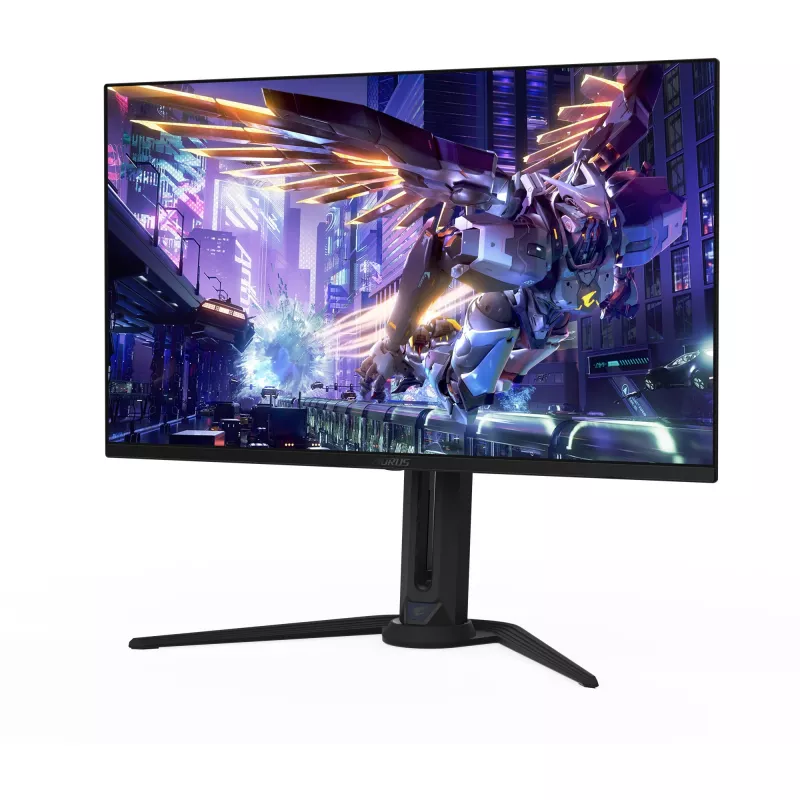 Monitor gaming OLED GIGABYTE AORUS FO32U2P 32” - 3840 x 2160 (UHD), 240 Hz, 0,03 ms, 250 cd/m², KVM, FreeSync Premium Pro, DisplayHDR True Black 400, DisplayPort 2.1