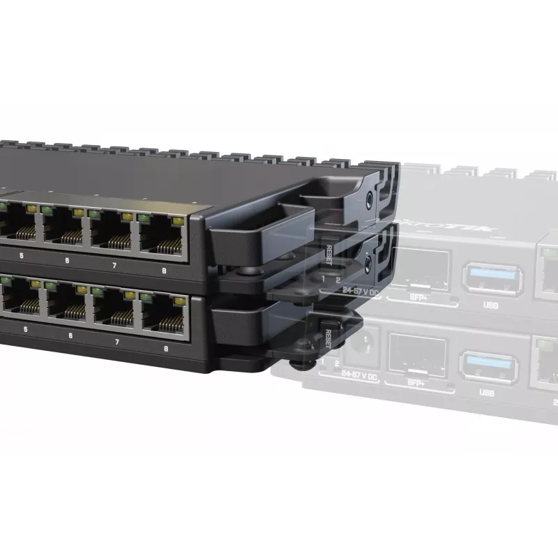 Conjunto de montagem para router MikroTik Tile, preto, modelo 59852