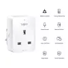 Tomada inteligente TP‑Link Tapo Mini P110M — tomada inteligente Wi‑Fi/Bluetooth para interiores, 16 A, 100–240 V, 3680 W, branco
