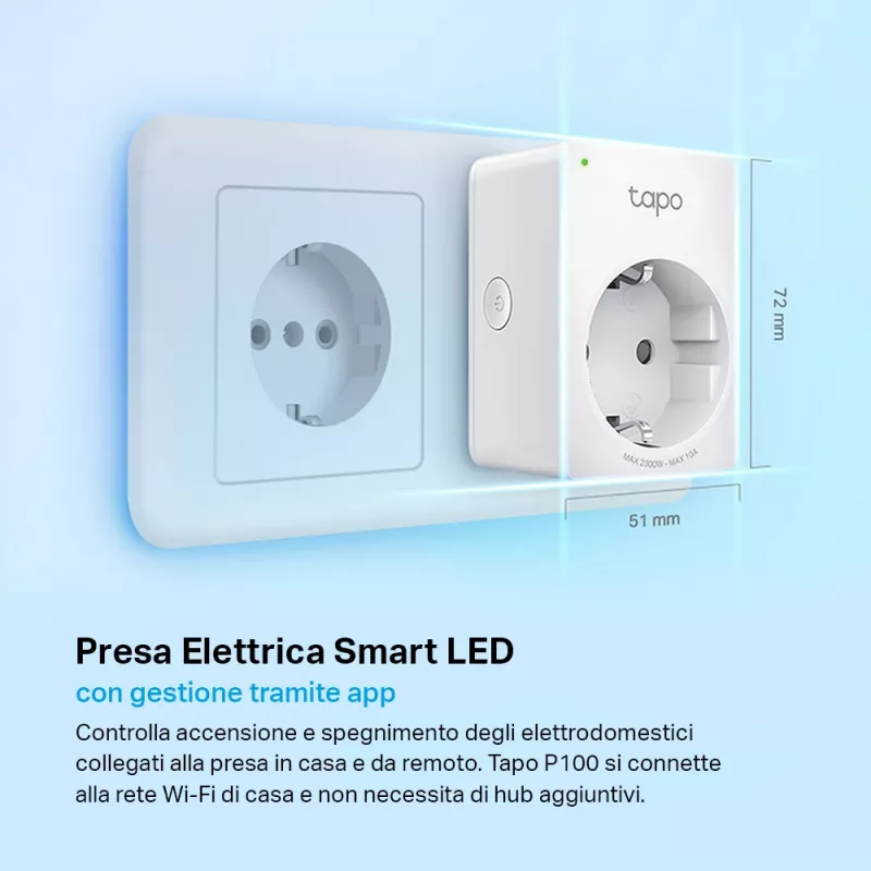 Tomada inteligente TP-LINK Tapo P100 branco 2300 W