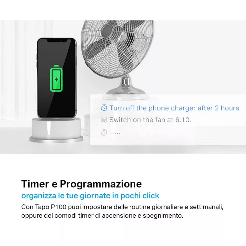 Tomada inteligente TP-LINK Tapo P100 branco 2300 W