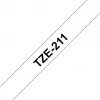 Fita de etiquetagem Brother TZe-211 preto sobre branco