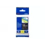 Fita de laminagem Brother TZe345 18mm branco sobre preto