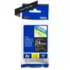 Fita de etiquetagem Brother TZe355 24mm branco sobre preto