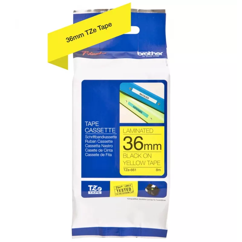 Fita de rotulagem TZ Brother TZE-661