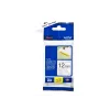 Fita adesiva Brother TZeS231 preto sobre branco 1,2 cm 8 m
