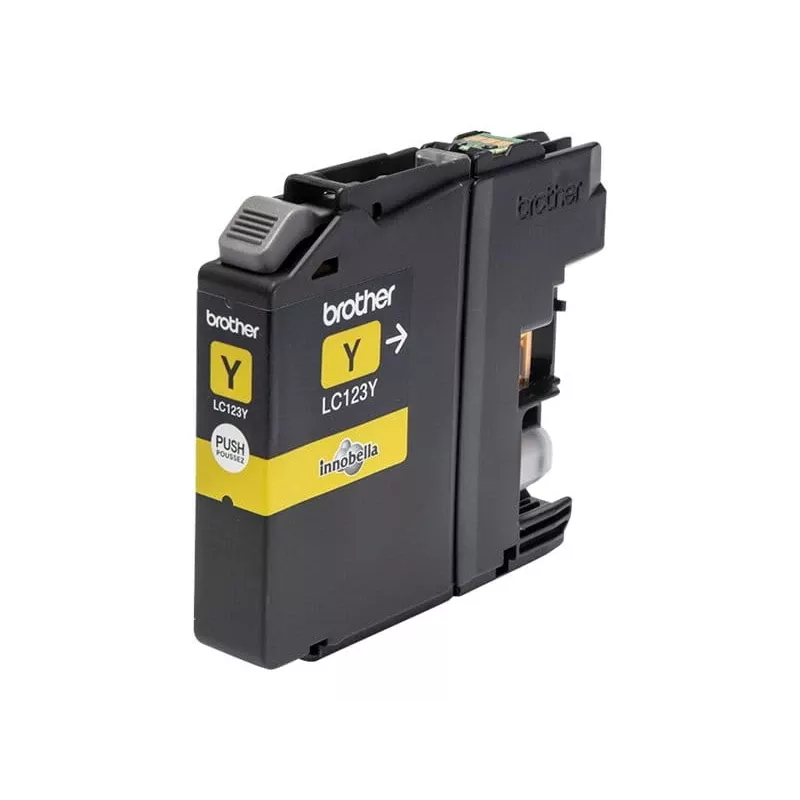 Cartucho de tinta Brother LC123Y amarelo