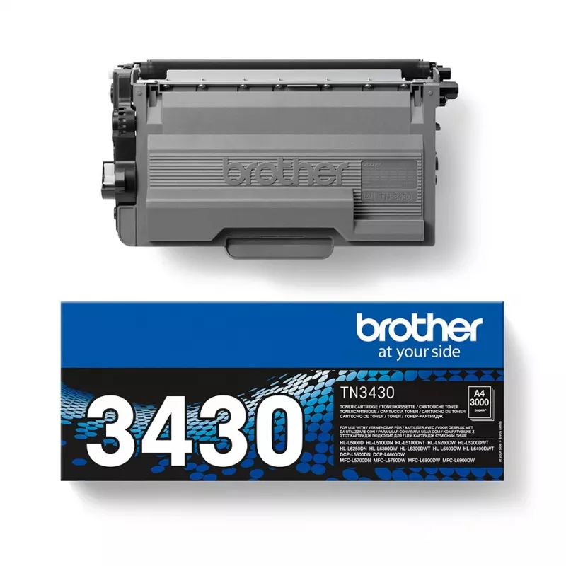 Cartucho de toner Brother TN-3430 1 unid. original preto