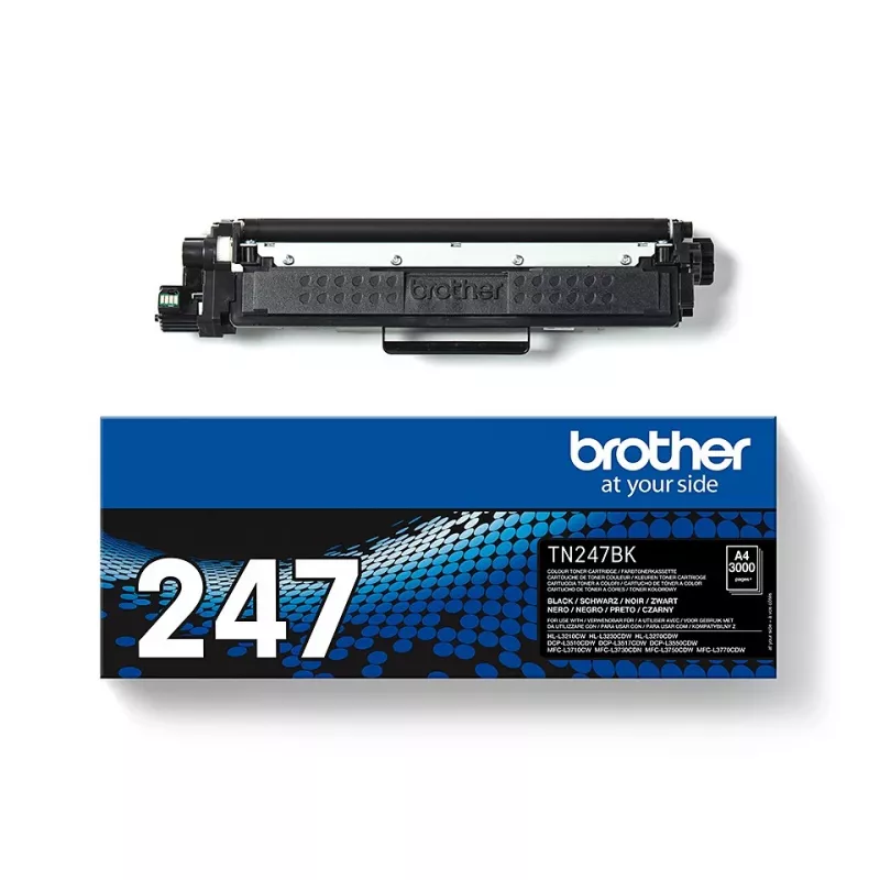 Tinteiro Brother TN-247BK 1 unid. Original Preto