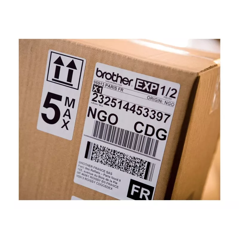 Impressora de etiquetas Brother QL-1100 Térmica direta 300 x 300 DPI 110 mm/seg Com fios DK