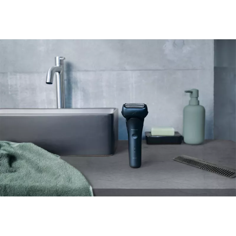 Máquina de barbear com lâmina Panasonic ES-LT4B Aparador Azul