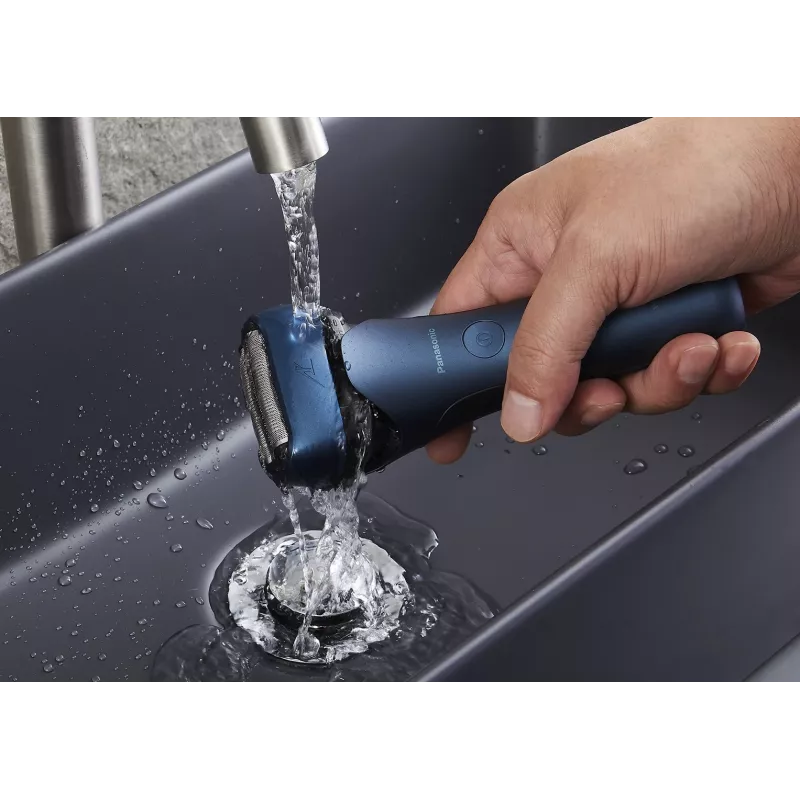 Máquina de barbear com lâmina Panasonic ES-LT4B Aparador Azul