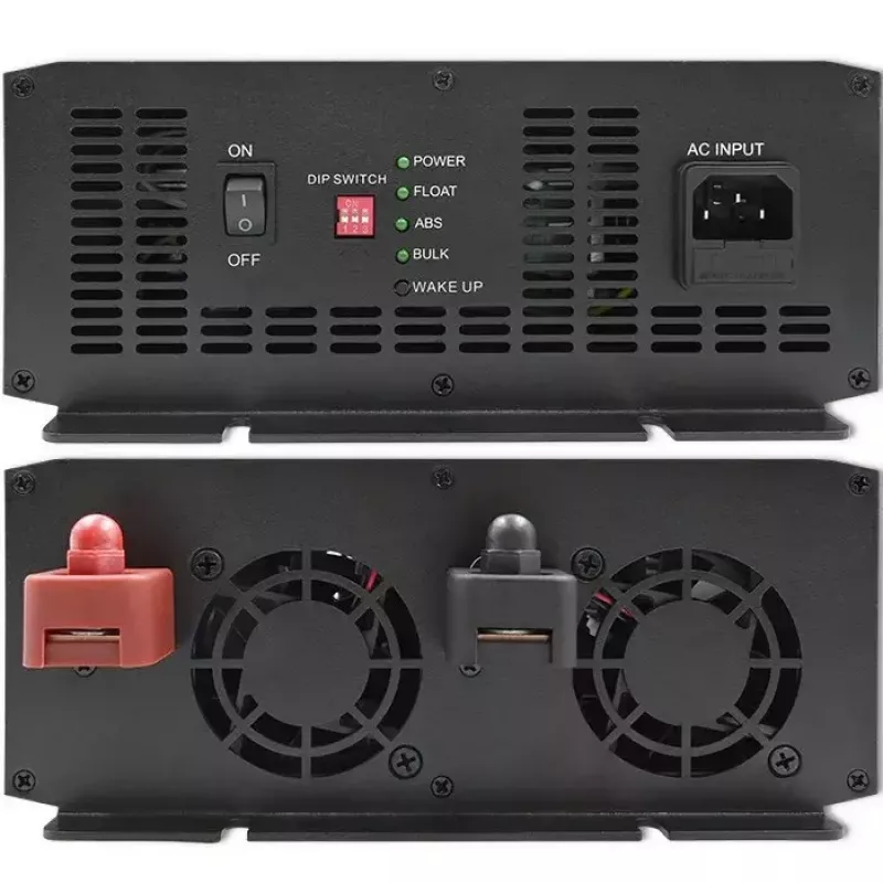 Carregador de baterias QOLTEC 51957 50A 12V para baterias LiFePO4, AGM, GEL, SLA