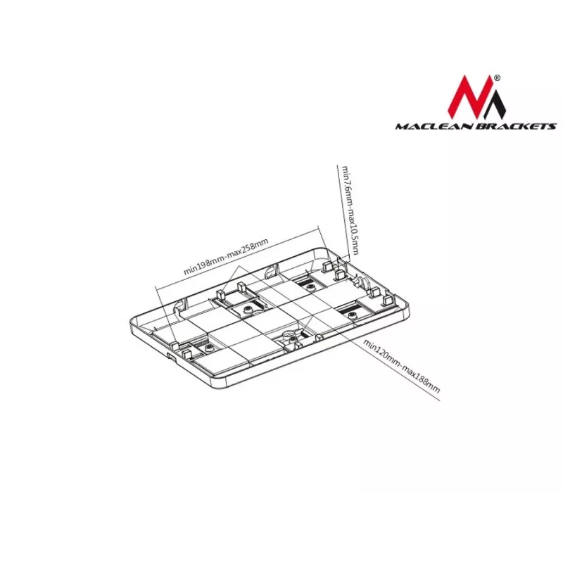 Suporte passivo Maclean MC-645