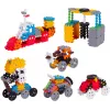 Blocos de construção Marioinex Mini Waffle Constructor 300 — conjunto de encaixe compatível, 300 peças, multicolor