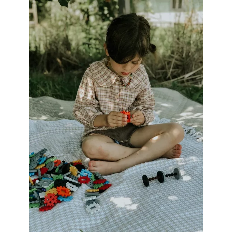 Blocos de construção Marioinex Mini Waffle Constructor 300 — conjunto de encaixe compatível, 300 peças, multicolor