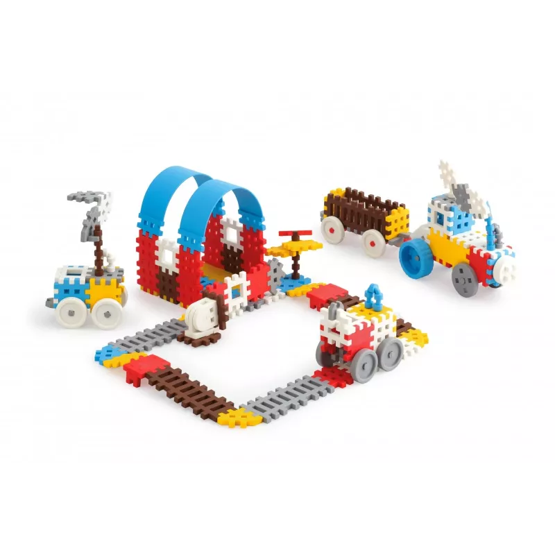 Conjunto de construção Marioinex 902820 — 140 peças mini blocos waffle para rapazes