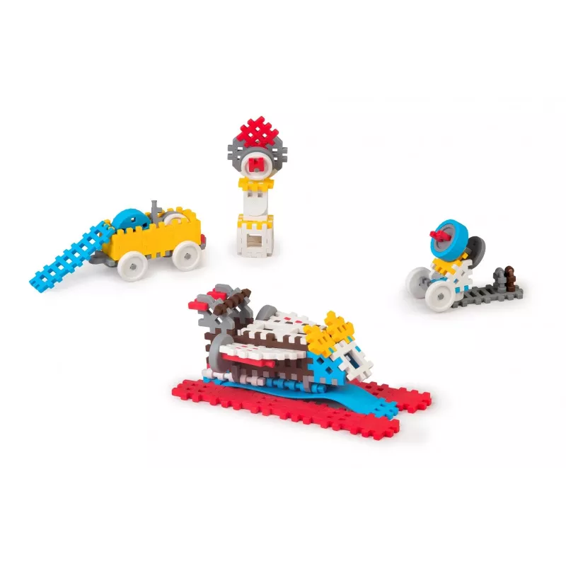 Conjunto de construção Marioinex 902820 — 140 peças mini blocos waffle para rapazes