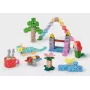 Blocos de construção Marioinex Mini Waffle, pastel, 300 peças