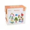 Blocos de construção Marioinex Mini Waffle, pastel, 300 peças