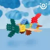 Blocos de construção Marioinex Mini Waffle, pastel, 300 peças