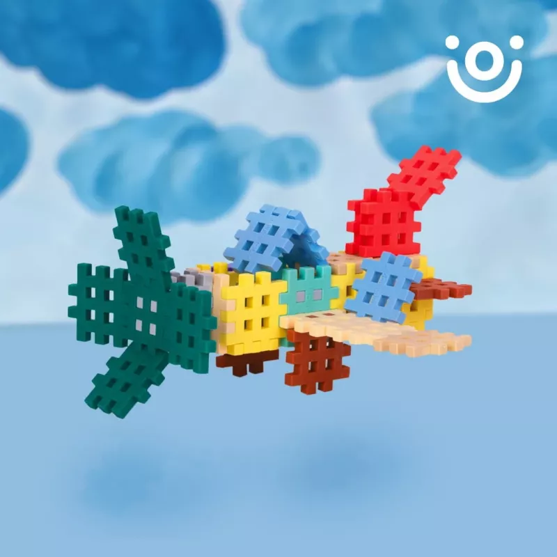 Blocos de construção Marioinex Mini Waffle, pastel, 300 peças