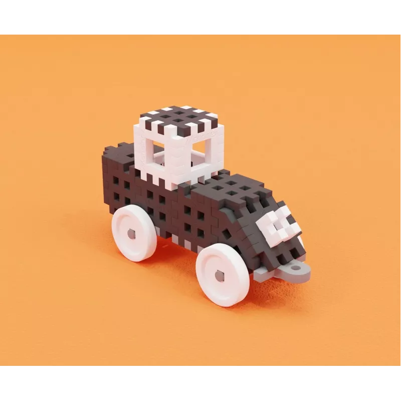 Conjunto de construção Marioinex Blocks Mini Waffle Constructor — 301 peças