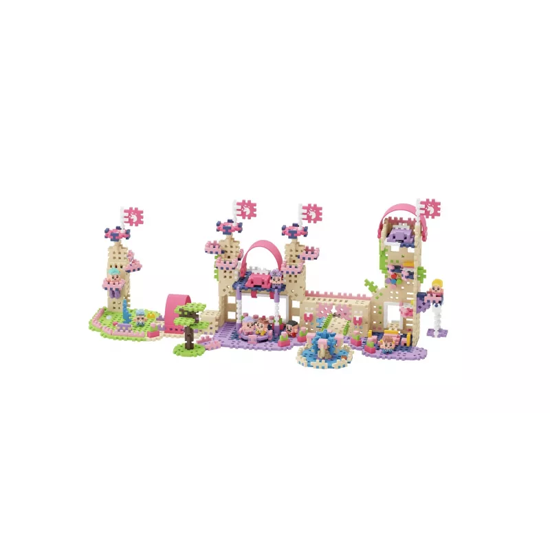 Conjunto de construção Marioinex Waffle Mini Blocks Princess — 280 peças, multicolor, caixa, idade 6+