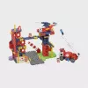 Conjunto de construção Marioinex Waffle Blocks posto de bombeiros 280 peças, modelo 906279