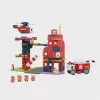 Conjunto de construção Marioinex Waffle Blocks posto de bombeiros 280 peças, modelo 906279