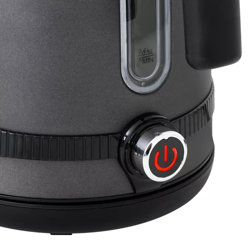 Adler chaleira | AD 1295g SS | elétrica | 2200 W | 1,7 L | aço inoxidável | base rotativa 360° | cinzento