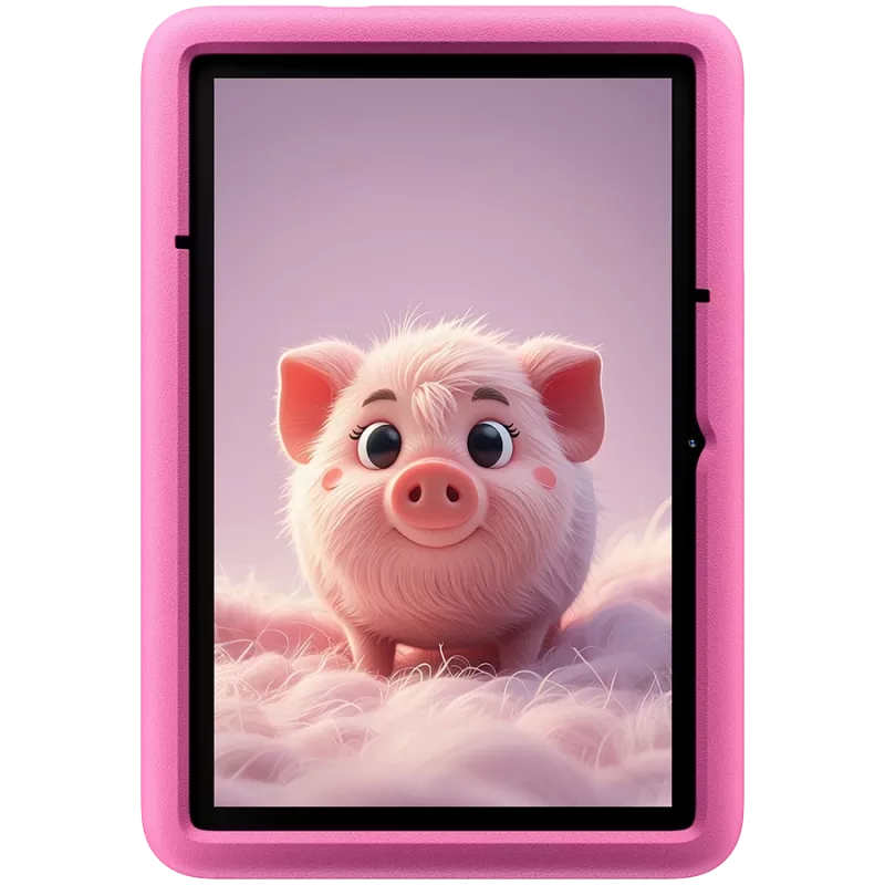 Blackview Tab A6 Kids, tablet, 10,1 polegadas 800*1280 HD+ IPS, A523 Octa-Core 1,8 GHz, 4 GB + 128 GB, 5100 mAh; WLAN, câmara frontal 5 MP/traseira 8 MP, Android 14, rosa