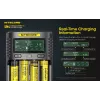 Nitecore UM4 carregador pilha doméstica DC fosfato de ferro-lítio iões de lítio níquel-cádmio