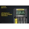 Nitecore UM4 carregador pilha doméstica DC fosfato de ferro-lítio iões de lítio níquel-cádmio
